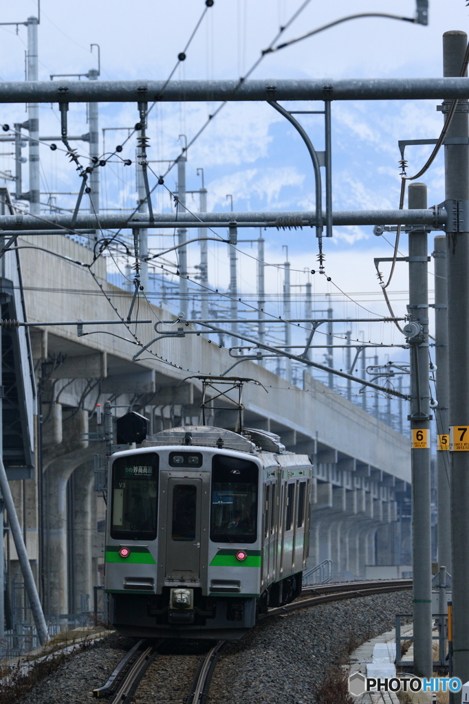 上越妙高駅上り妙高高原行発車