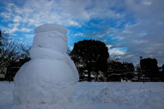 山ちゃん雪だるま