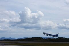 広島空港にて　９