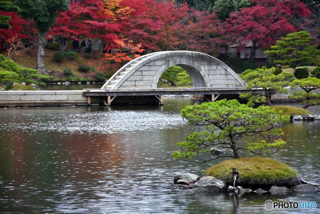 縮景園にて　３