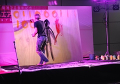 ライブペインティング　１