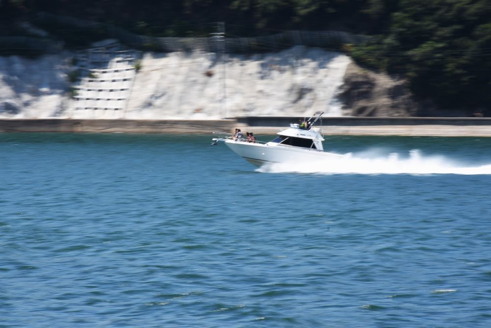 レジャーボート流し