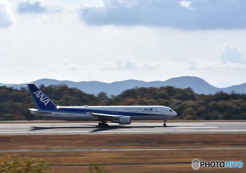 広島空港にて　３