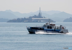 瀬戸内海の軍艦島