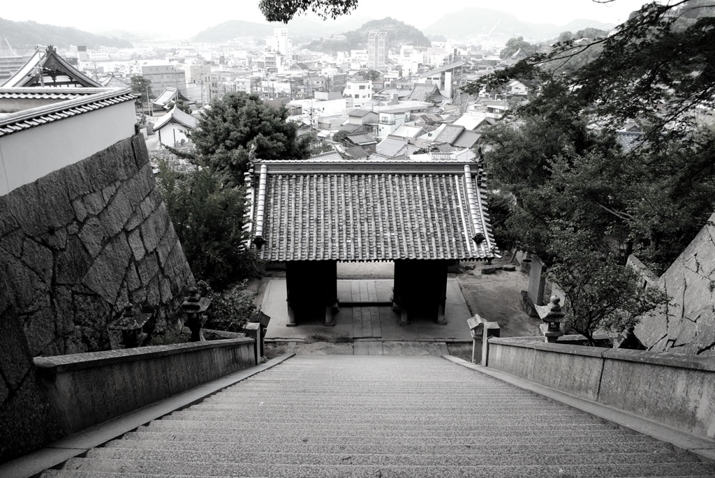御袖神社の石段