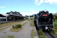 デゴイチと駅舎