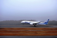 雨の滑走路　３