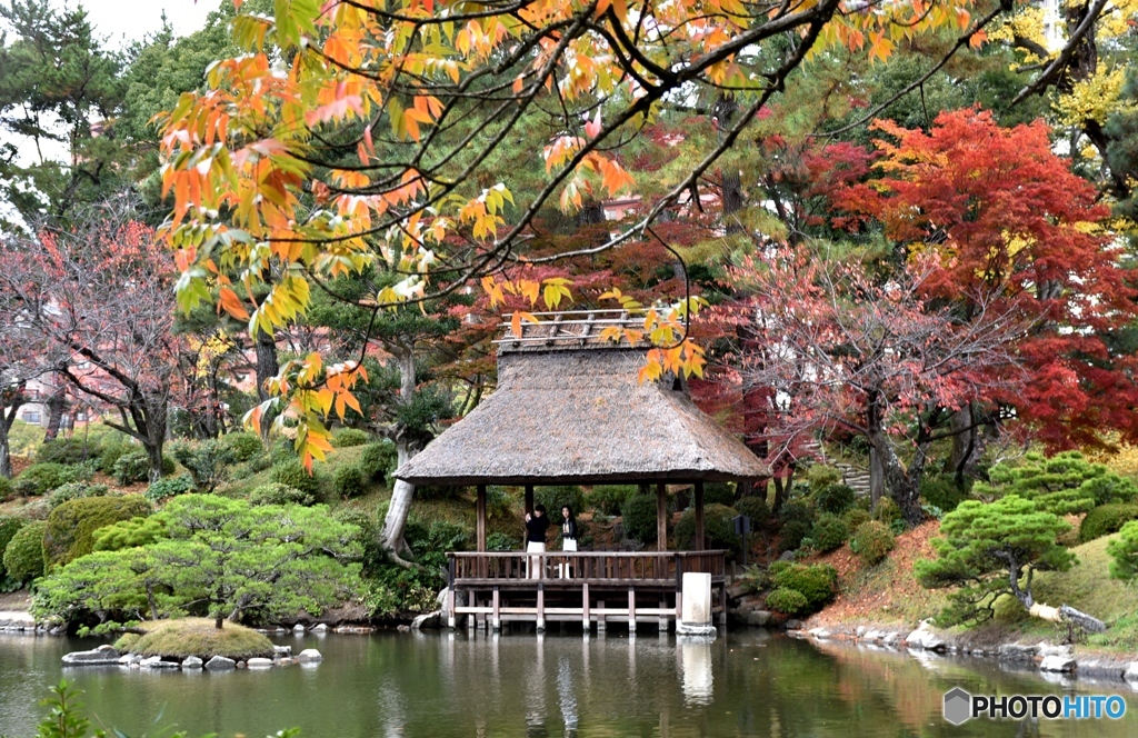 縮景園にて　４