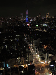 オリンピックカラーの東京タワー(Ver.COOLPIX P310)
