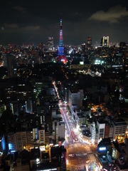 オリンピックカラーの東京タワー(Ver.GRⅢ)