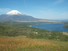 富士山と山中湖
