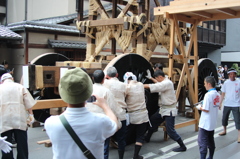祇園祭　鉾解体6　IMG_1397