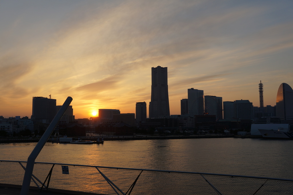 横浜夕焼け2DSC00085