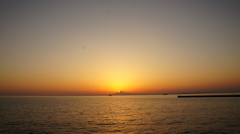 東京湾夕日1DSC00306