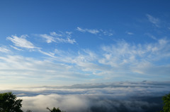 青空と雲海