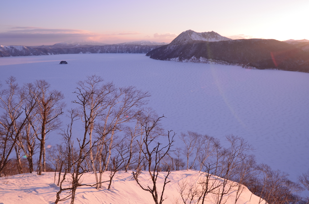 摩周湖の朝