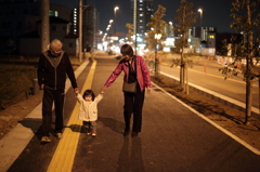 夜のお散歩