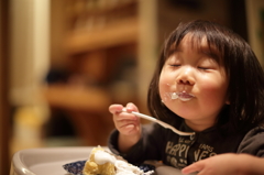 ケーキおいしい～！