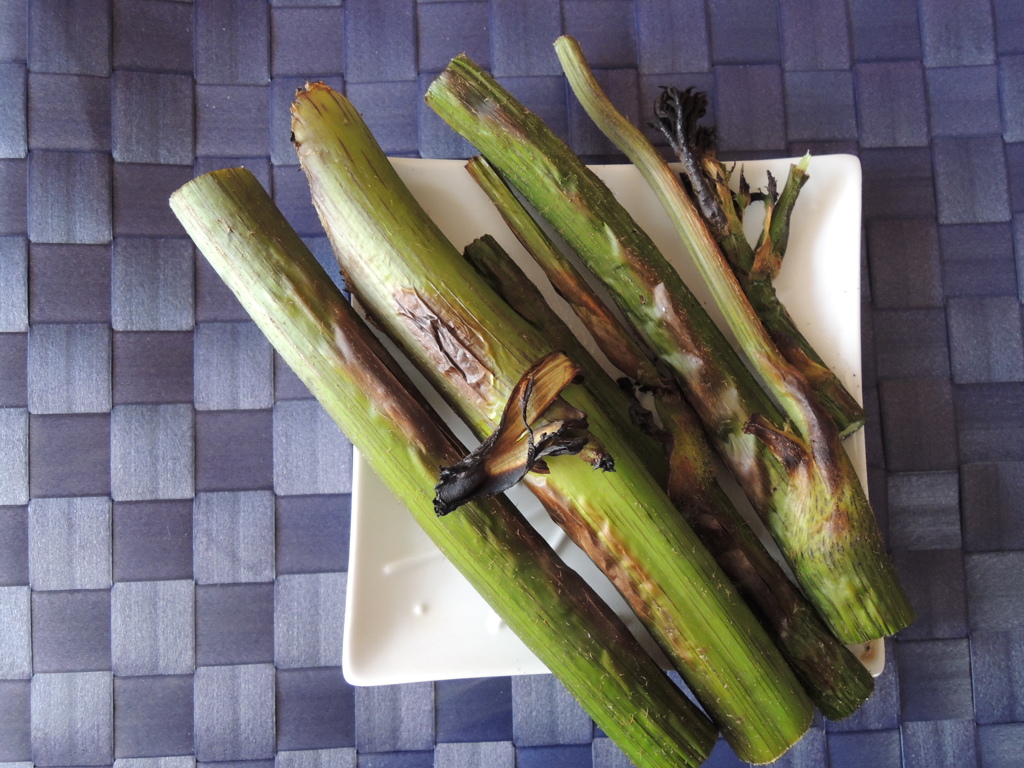 今日の焼きウド