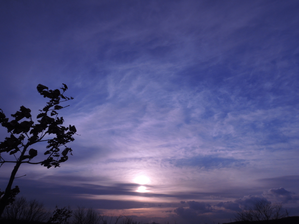今日の空