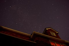 我が家から星を眺める