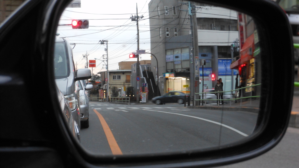 ミラーからの風景