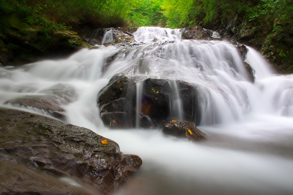 魚止の滝秋景１