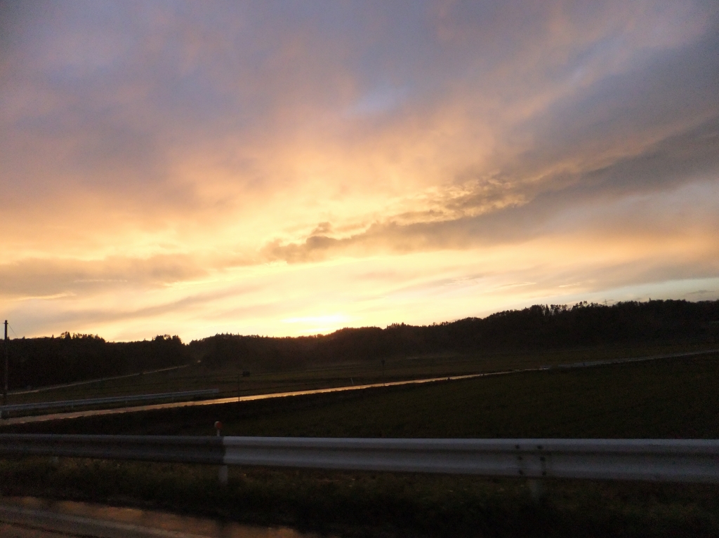 on the road