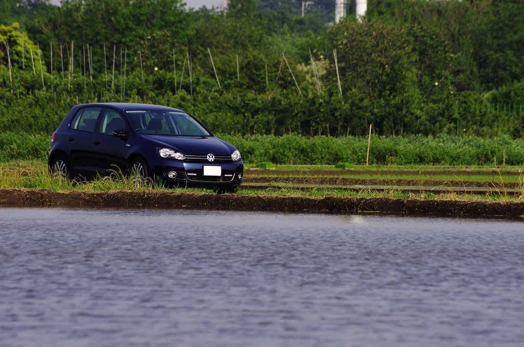農道でのmyCar