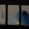 黄昏のジャンボ機