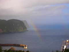 大島の虹