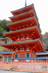 長谷寺の五重塔