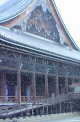 雪の西本願寺