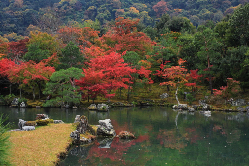 天龍寺の庭園(3)