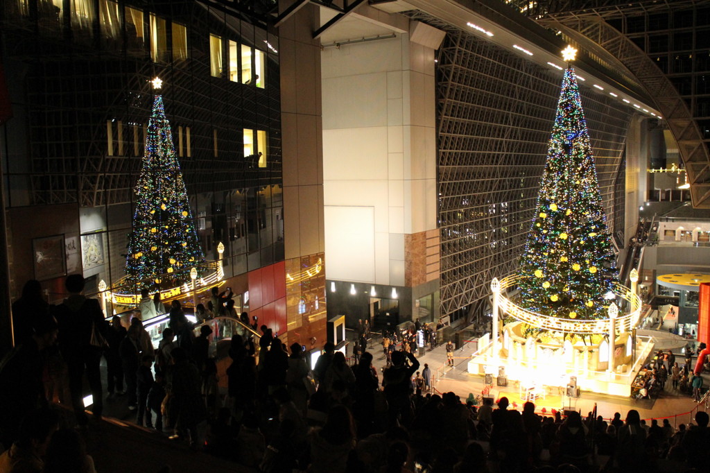 京都駅クリスマスツリー(1)