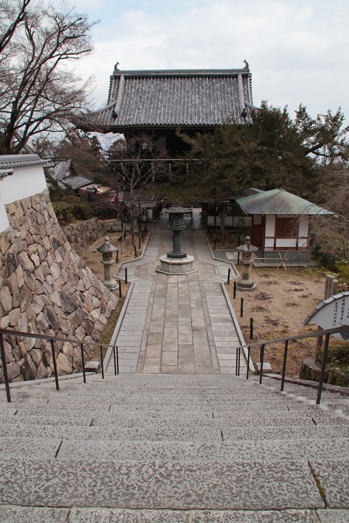 善峯寺の階段