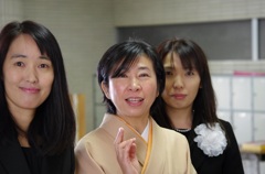 卒業式にて