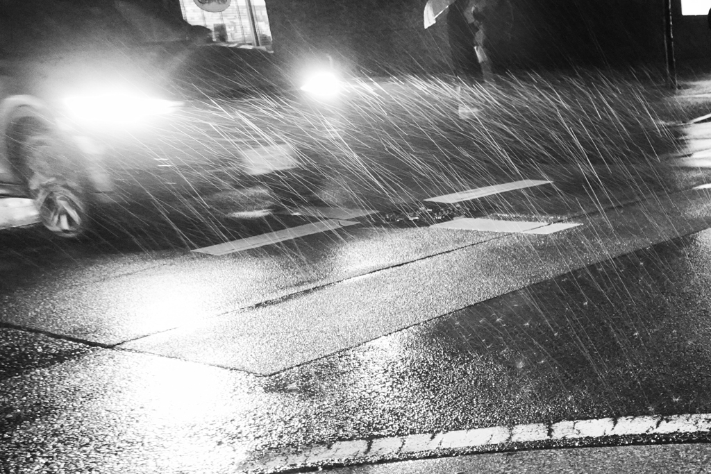 雨だったんだ