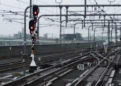 雨の停車場