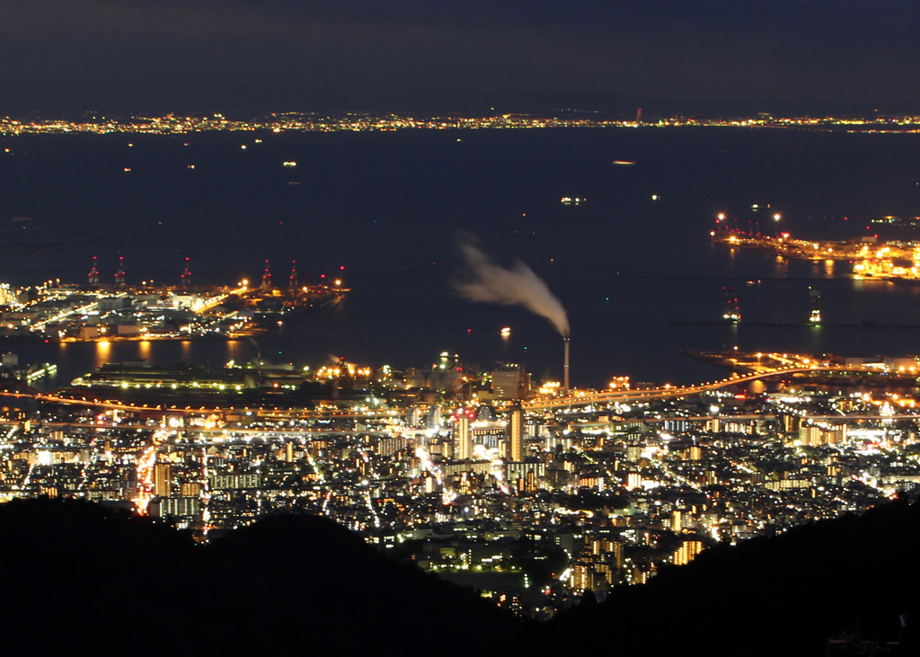 六甲からの夜景