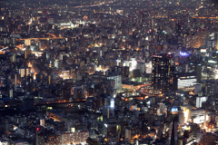 阿倍野の夜景