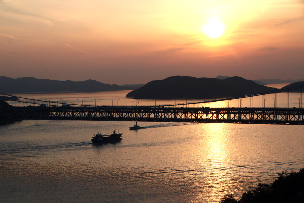 瀬戸の夕日