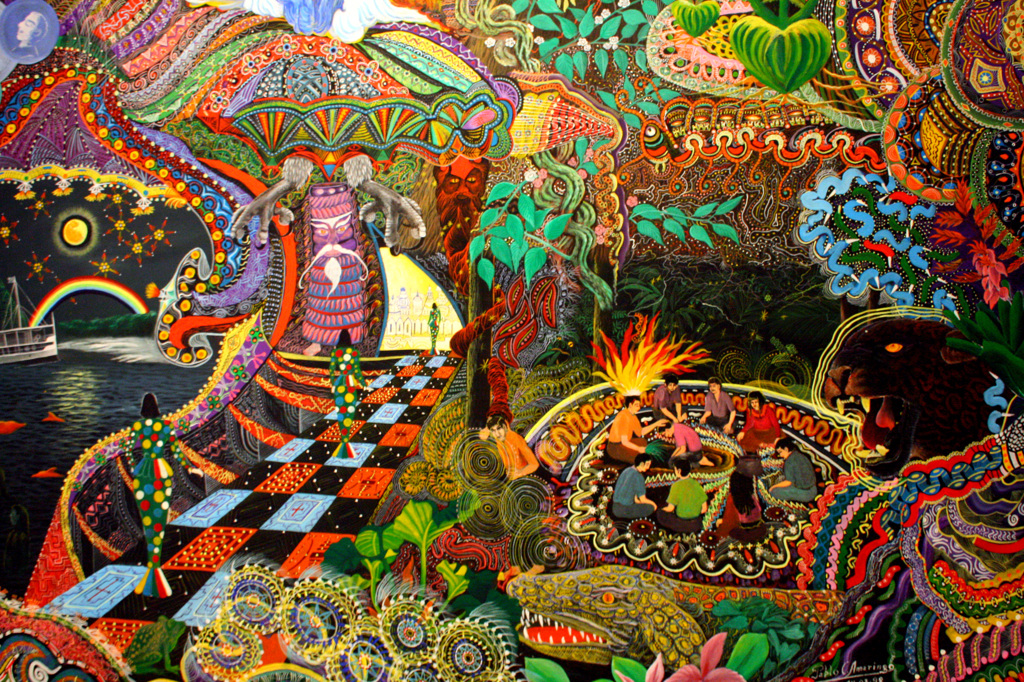 ジャングルの絵