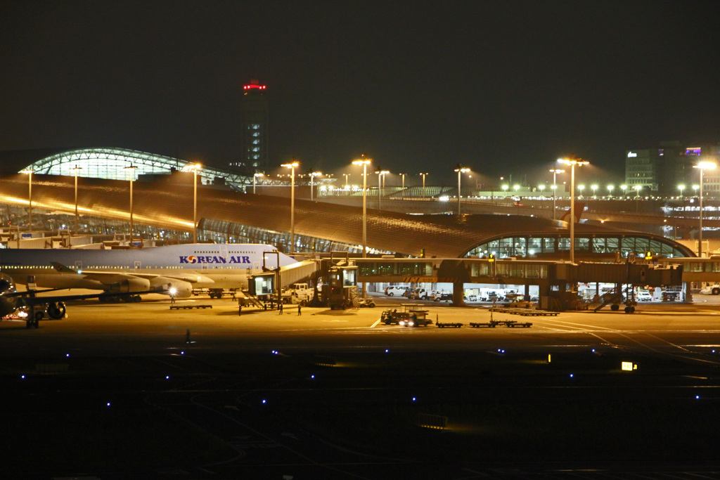 夜の関空