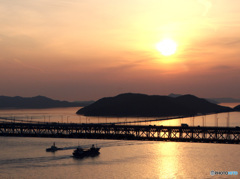 瀬戸の夕日