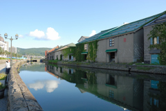 朝の小樽運河