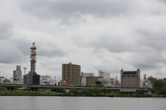 曇り空の風景