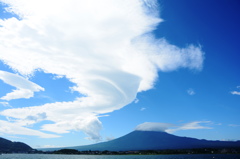 河口湖より