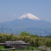 富士山の奥には・・・かすかに南アルプス