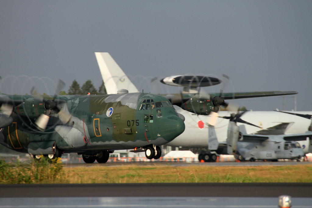 渦巻きベイパー(C-130)